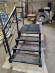 Лестница-крыльцо с площадкой 4 ступени ,c ступенями из ПВЛ,ограждение с одной стороны.Ширина 2 метра.Высота 60 см.