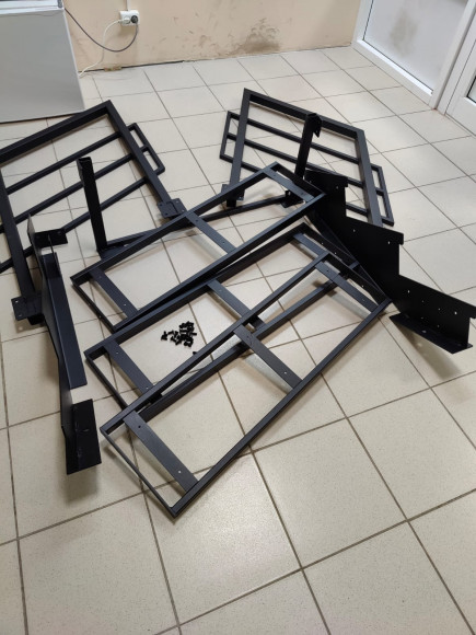 Лестница-крыльцо 3 ступени без ДПК,без ограждения. Ширина 1 метр.