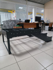 Лестница-крыльцо 3 ступени с площадкой,без ДПК,без ограждения.Ширина 1,3м.